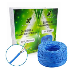 CABO DE REDE CAT5E 305M AZUL ANATEL